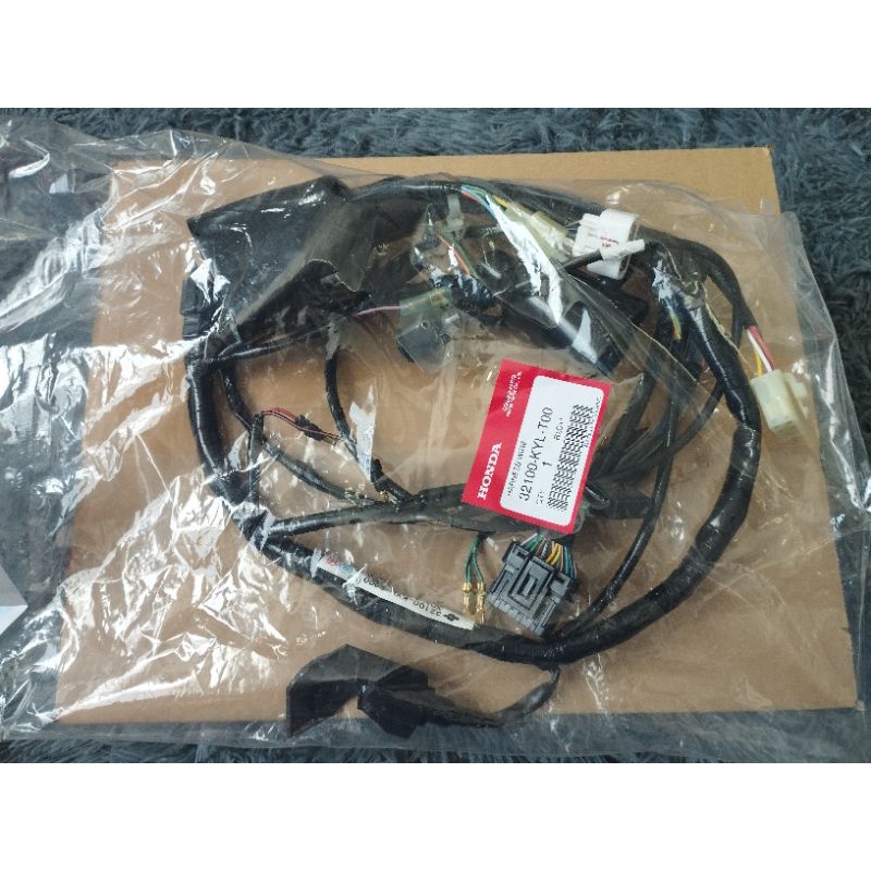 ชุดสายไฟเวฟ125iไฟเลี้ยวบังลม(ไมล์ฟ้าตัวมีo2)