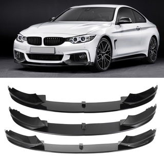 4Pcs Front Bumper Lip Spoiler Deflector Splitter Fit for 4‑Series F32/F36/F33 2014‑2020