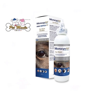 Microcyn AH Eye Wash 100ml. สำหรับล้างทำความสะอาดดวงตาที่มีการติดเชื้อ เยื่อบุตาอีกเสบ ลดการระคายเคือง