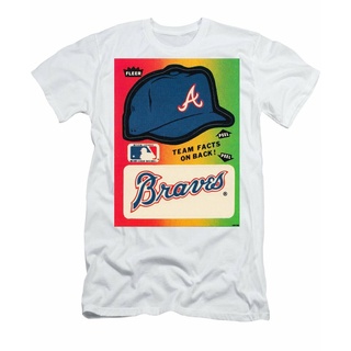 Atlanta Braves เสื้อยืดเบสบอล ลายทีมชาติฟุตบอล Atlanta Braves Fleer 1982S-5XL