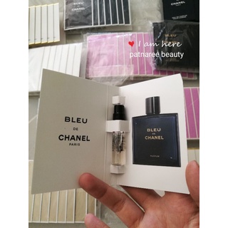 Chanel De Bleu รุ่น Parfum ป้ายไทย รุ่นติดทนสุด น้ำหอมกลิ่นสัมผัสแนวอะโรมาติก วู้ดดี้ ขนาดทดลอง