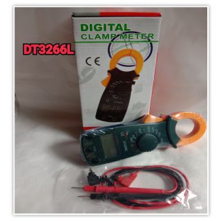 DT3266L มิเตอร์วัดไฟดิจิตอล เครื่องวัดกระแสไฟฟ้า คลิปแอมป์มิเตอร์ Digital Clamp Meter AC/DC