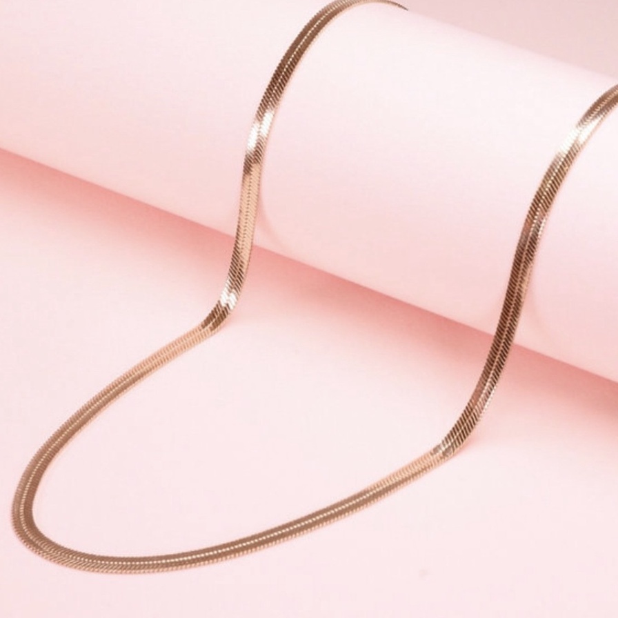 สร้อยคอทอง 9k Snake Herringbones  16inches
