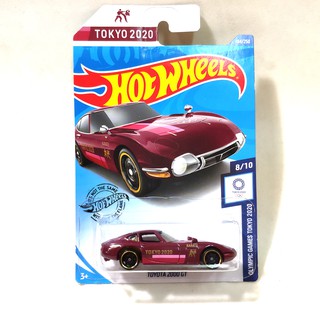 รถเหล็ก Hot Wheels Toyota 2000GT Red Tokyo 2020 โตโยต้า โตเกียว สีแดง