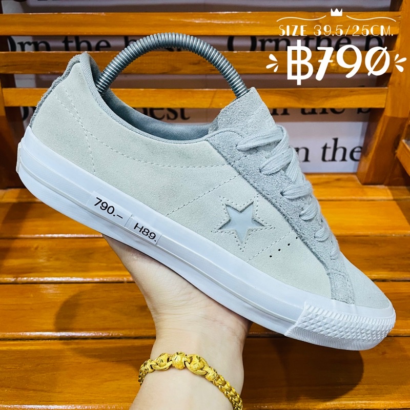 Converse One Star Pro OX Mouse/Ash Gray 151407C Men’s Size 39.5/25cm.(มือสอง)รหัส H89
