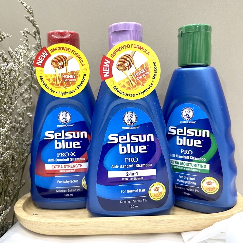 Selsun Blue shampoo แชมพูขจัดรังแค 120ml