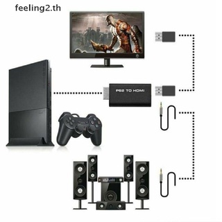 (Feel) อะแดปเตอร์แปลงวิดีโอ Ps2 เป็น Hdmi พร้อมเอาต์พุตเสียง 3.5 มม. สําหรับมอนิเตอร์ Hdtv Us