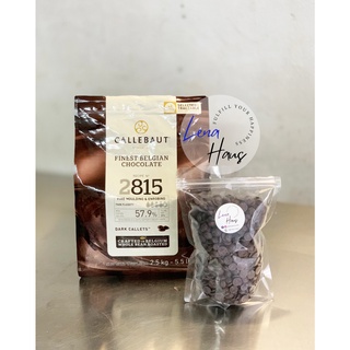 Callebaut 57.9% ขนาด 150 g และ 500 g Dark Chocolate Couverture Coin แคลเลอร์บาวท์ ดาร์กช็อคโกแลตแท้