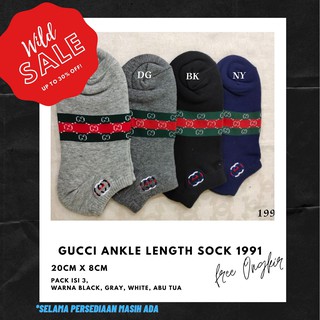 เสื้อยืดนําเข้า ลาย BRANDED BUNDLING Foot BUNDLING GC 1991 GET 2 ANKLE SOCKS