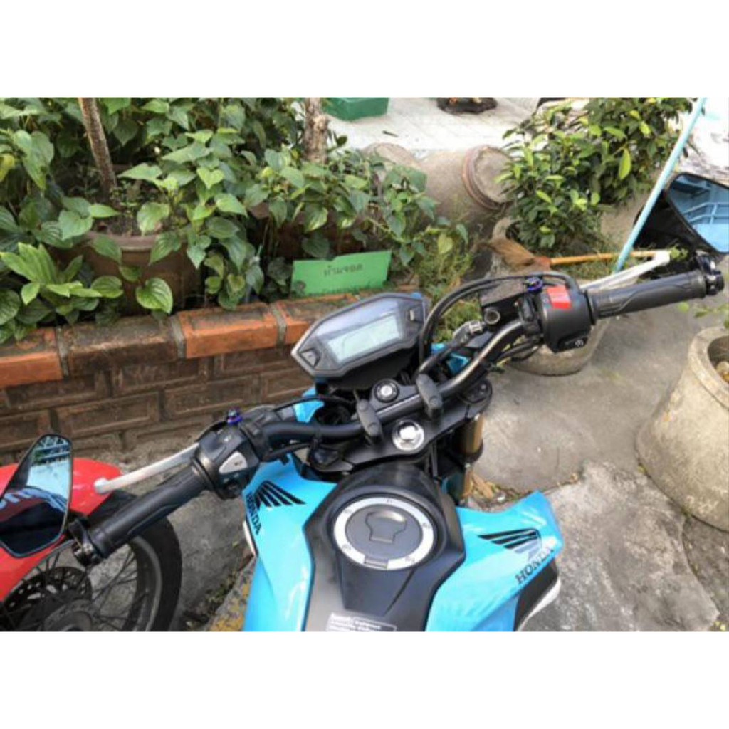 แฮนด์มงกุฎ  ทรงกลาง ขนาด22mm.  เลี้ยวไม่ติด  PCX2018-2020ใส่ได้ - รูปที่ 7