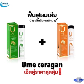 UME CERAGAN แชมพู+ครีมนวด