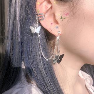 1Pc Handsome Girl Butterfly Earrings Ear Bone Clip Super Fairy Temperament Women Jewelry