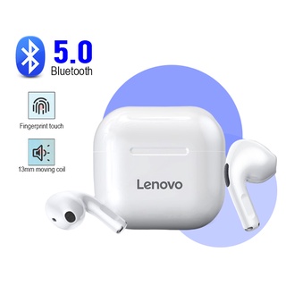 Lenovo หูฟัง หูฟังบลูทูธไร้สาย Lenovo LP40 รุ่นใหม่ Wireless TWS Bluetooth Earphones กันน้ำIPX5