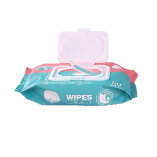 🚩ขายปลีก/ส่ง 🚩ทิชชู่เปียก 80 แผ่น กระดาษเปียก Baby Wipes สูตรบริสุทธิ์ ผ้านุ่มไม่บาดผิว