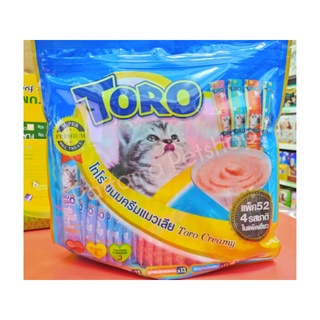 Toro ขนมแมวเลีย 52 ซอง 4 รสชาติ