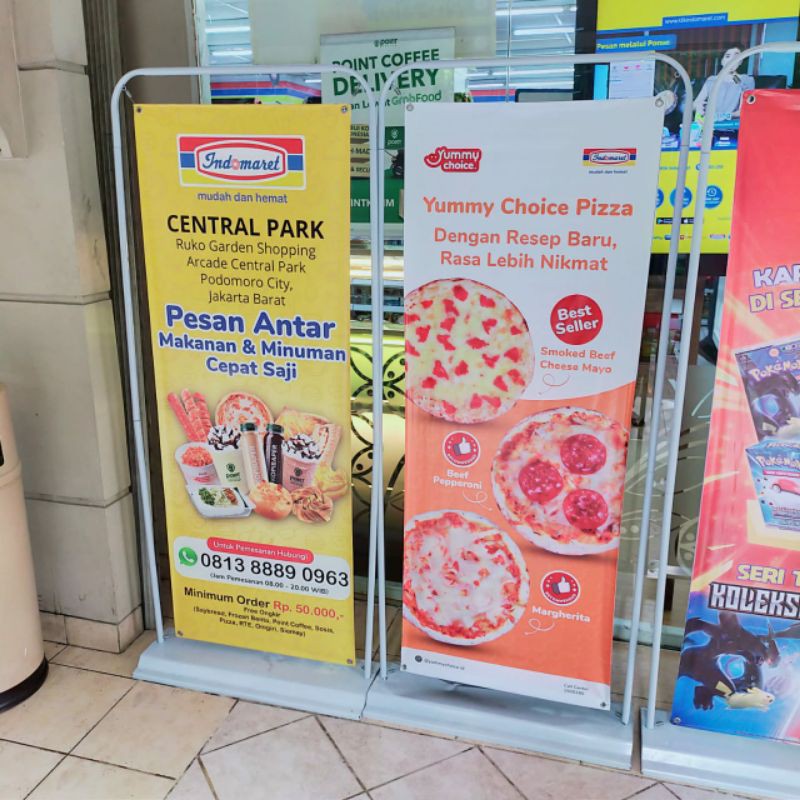 Doorframe Stand Stand Banner ขนาด 60x160 ซม