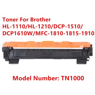 ตลับหมึกเทียบเท่า รุ่น TN1000 ใช้กับ Brother HL-1110/HL-1210/DCP-1510/DCP1610W/MFC-1810-1815-1910