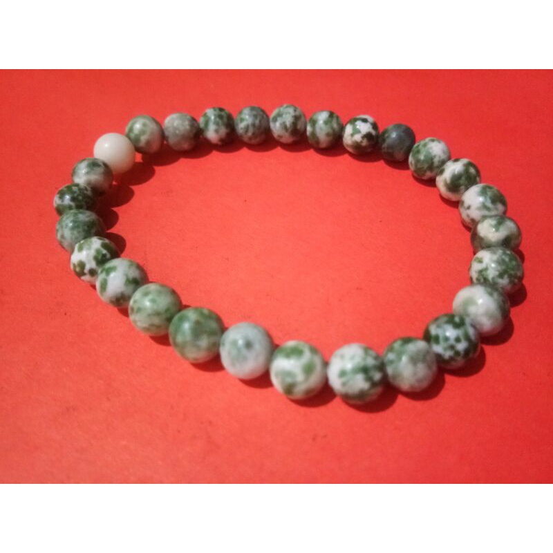 หิน BRACELET. Tanzania JADE 6MM