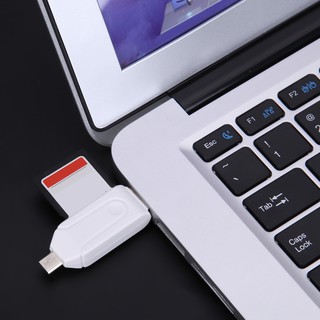 อะแดปเตอร์การ์ดรีดเดอร์ 2 in 1 usb 2 . 0 otg card reader tf/sd