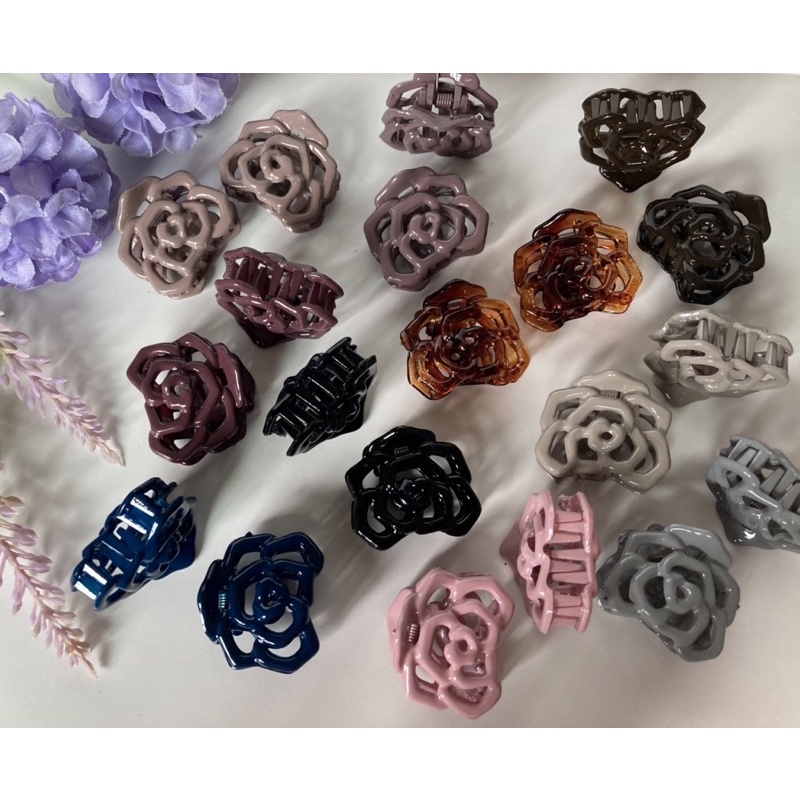 กิ๊บหนีบผมเกาหลี Rose  นำเข้าจากเกาหลี ของแท้ คุณภาพเยี่ยม สวยมาก หนีบง่าย ใช้ดี  Made in Koreaของแท้ ราคา ถูกที่สุด ดีลบีเคเค