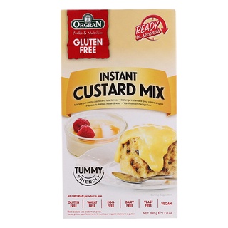 ออร์แกรนแป้งสำเร็จรูปสำหรับทำคัสตาร์ด 200กรัม Organix Instant Flour for Custard 200g.