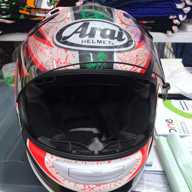 Arai Rx7rr5 Nicky Hayden Star Size S ม อ2 Shopee Thailand