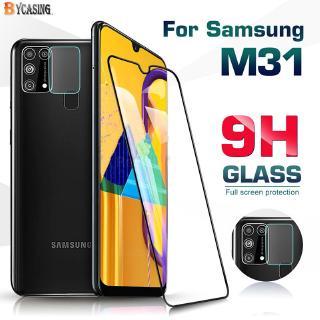 ฟิล์มกระจกกันรอย 2 in 1 สําหรับ Samsung Galaxy M31