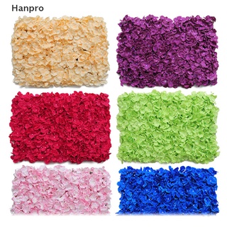 Hanpro&gt; แผงดอกไม้ไฮเดรนเยียประดิษฐ์ ขนาด 60X40 ซม. สําหรับตกแต่งผนัง งานแต่งงาน ปาร์ตี้ธันวาคม