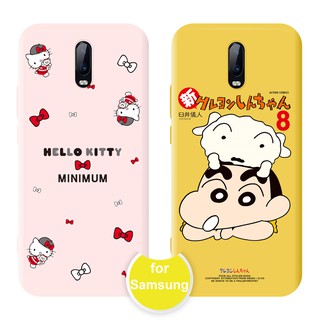 Crayon Shin-Chan Hello Kitty TPU Phone Case กรณี Samsung Galaxy S20 Plus Ultra A20S A205 M01 M11 M31 A11 A91 M80S Note 9 10 Pro S10 Plus A105 S10 Lite A20 A10S M10 Note 20 Pro A50S A30 A30S A70 A70S A51 A10 M10S A305 A50