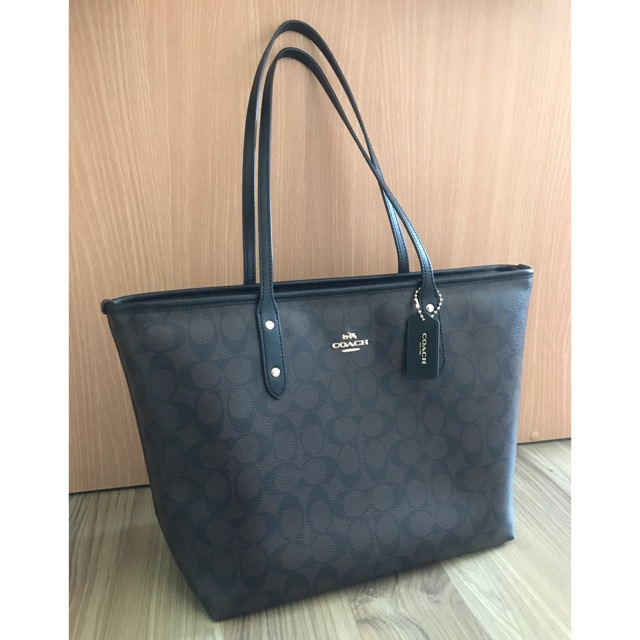 coach tote 16" f58292