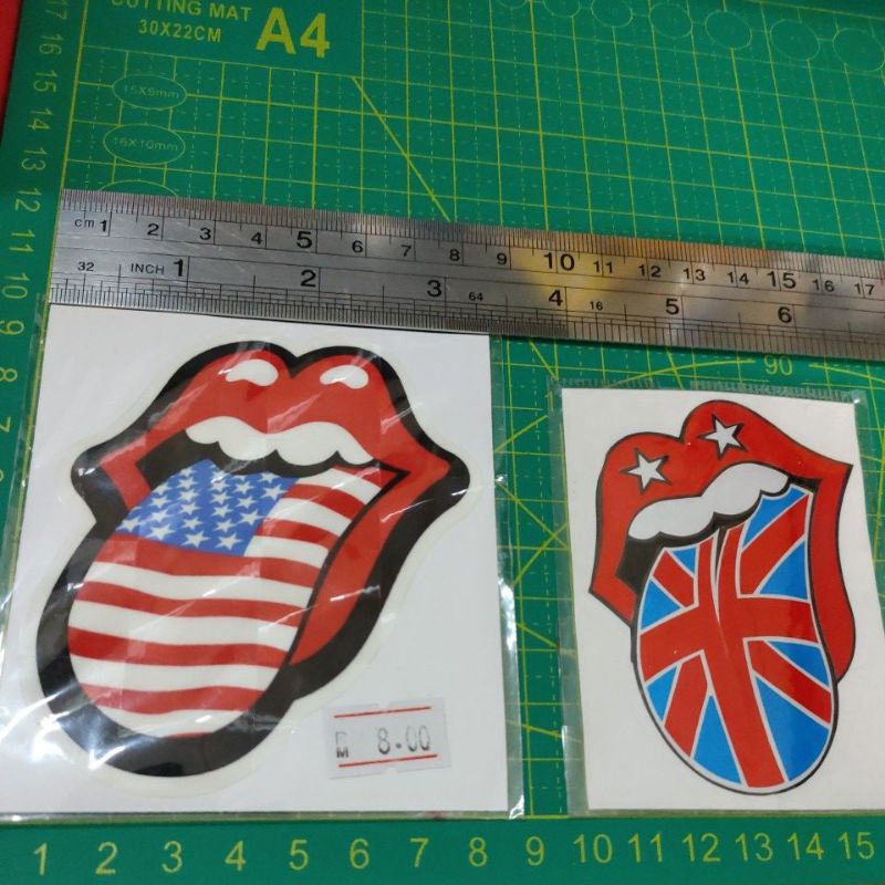 STIKER ROLLING STONES STIKER LUAR STIKER มอเตอร์