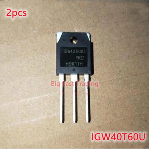 อะไหล่ซ่อมแซมเครื่องเชื่อมอินเวอร์เตอร์ IGW40T60U 40A 600V รับประกันคุณภาพ 2 ชิ้น