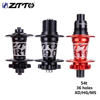 Ztto ดุมล้อจักรยาน MTB DR190 Boost DH 36 รู 36H ดิสก์เบรก 4 แบริ่งซีล 54T ระบบปลดเร็ว XD HG MS 142 12 100 135 มม.