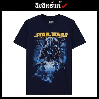 ✅ ลิขสิทธิ์แท้ ✅ เสื้อยืด เสื้อสีกรมท่า เสื้อ Star Wars เสื้อสตาวอร์ ลาย Darth Vader เสื้อยืดลายการ์ตูน รุ่น 667