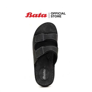 *Best Seller* Bata MEN'S SUMMER รองเท้าแตะผู้ชาย NEO-TRADITIONAL แบบสวม สีดำ รหัส 8616070 Mensandal Fashion SUMMER