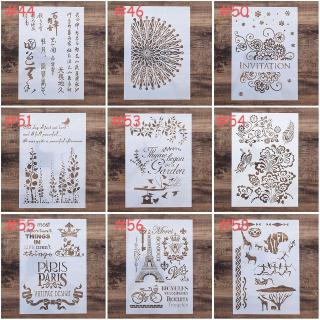 ลายฉลุขนาด a 4 ตกแต่งสมุด diy