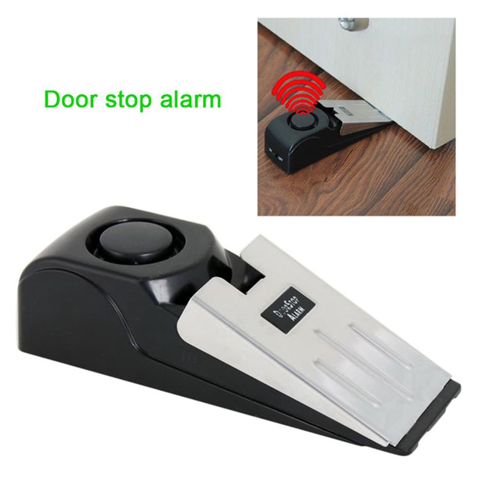 Anti Thief Alarm System Alert Security System Door Stopper Door