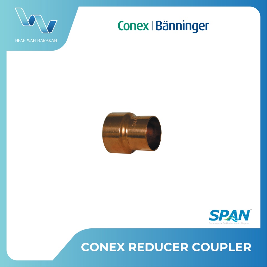 CONEX COPPER REDUCER COUPLER FITTING (15MM - 28MM) (SPAN CERTIFIED)