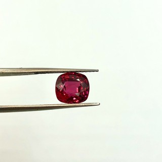 Natural 2.10cts VVS2 Red Burmese Spinel Cushion Fancy Vivid No Treatment