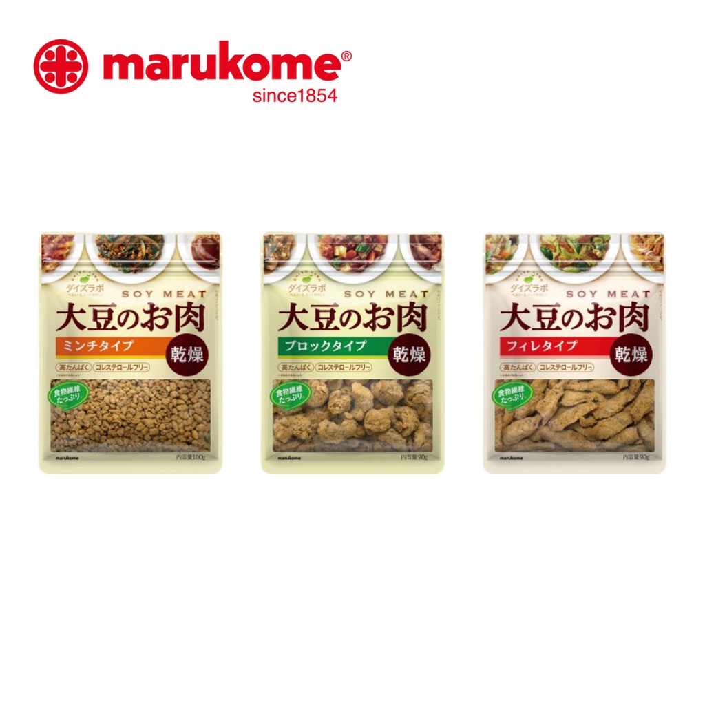 MARUKOME มารุโคเมะ โปรตีนเกษตรแบบแห้ง DRIED DAIZULABO PLANT-BASED SOYMEAT