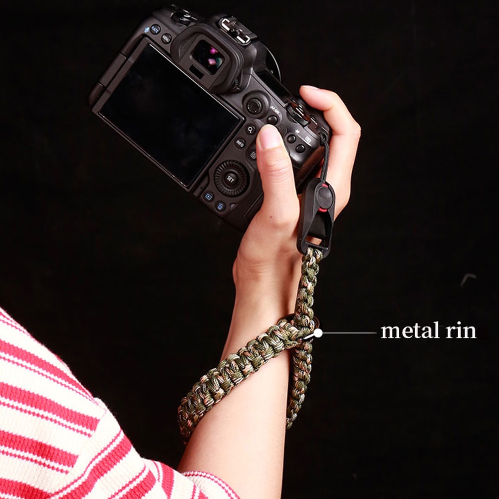 Camera Umbrella Rope Hand-Woven Camera Quick Release Wrist Strap Canon ...
