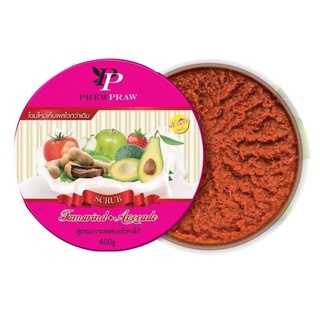 แท้-ส่งไว📢 (400g.) Prewpraw Tamarind Avocado Scrub สครับพริ้วพราว