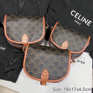 [ส่งฟรี] New Celine Medium Folco Bag