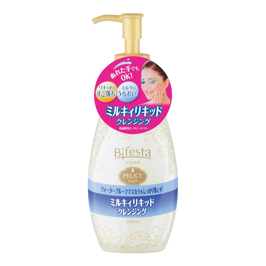 Bifesta Cleansing Milky Liquid 230ml บิเฟสต้า คลีนซิ่ง มิลค์กี้ ลิควิด 230มล