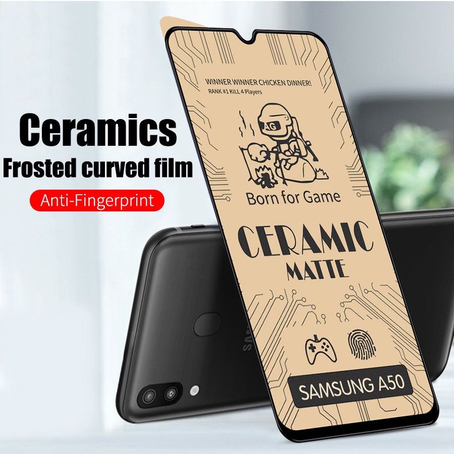 *BROWN Ceramic Matte 100D Anti Glare Full cover Iphone XR XS 11 12 Mini Pro Max 5.4 6.1 6.7 นิ้ว Inf