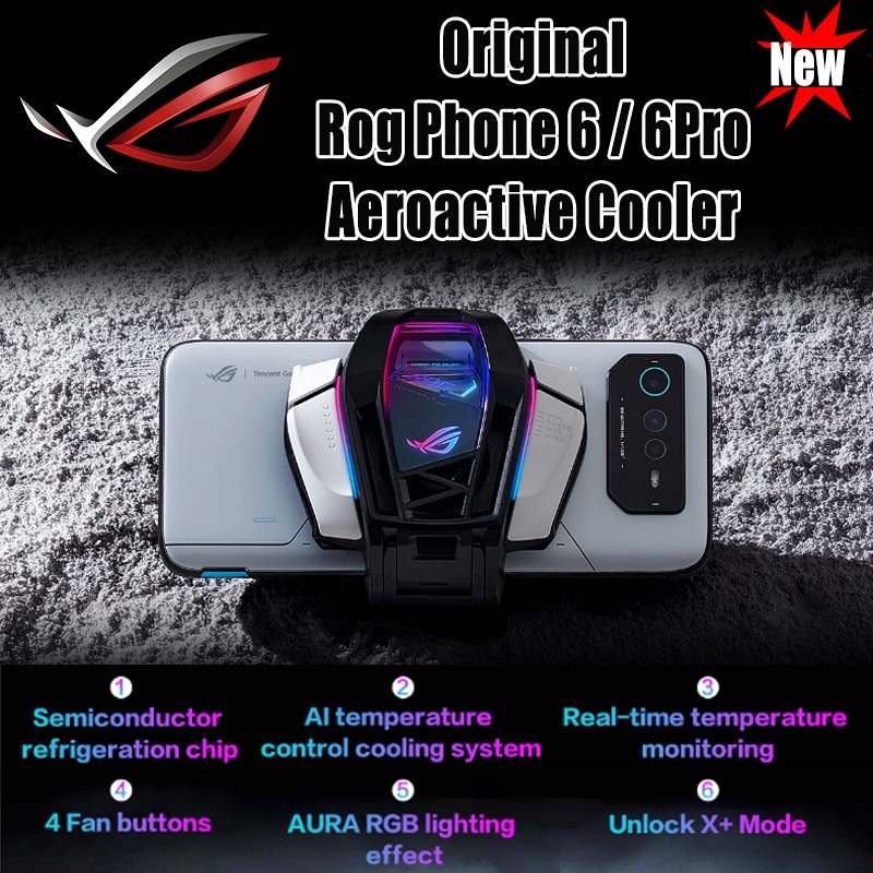 พัดลมระบายความร้อน Asus ROG6 6Pro อุปกรณ์เสริม สําหรับ ROG Gaming Phone 6 ROG 6 PRO Aura RGB AY2201