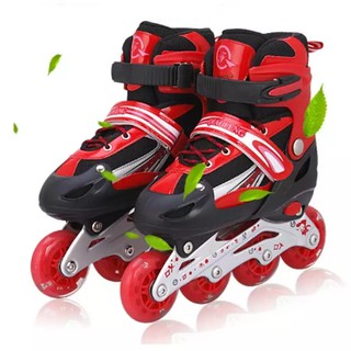 รองเท้าสเก็ต โรลเลอร์สเกต โรลเลอร์เบลด Roller Skate Red S