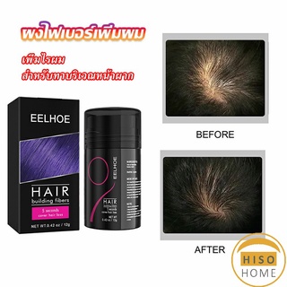 ผงไฟเบอร์ผม ผมเพิ่มขึ้น ให้ดูผมหนา ปิดหัวเหม่ง   HAIR building fibers