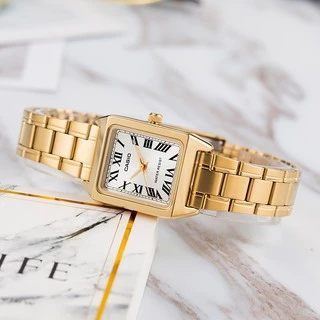 Casio แท้ศูนย์ 100% นาฬิกาข้อมือ ผู้หญิง รุ่น LTP-V007 Ltp-v007D LTP-V007G (กล่องขาว) ประกันศูนย์ 1 ปี