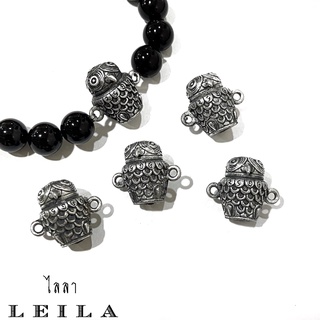 Leila Amulets ฟุคุ พญาฮูกเปิดปัญญา (พร้อมกำไลหินฟรีตามรูป)